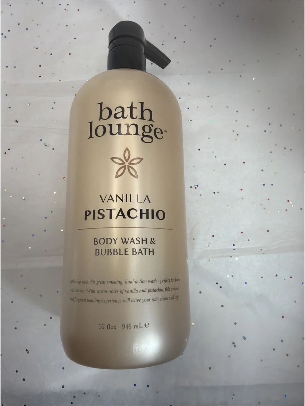 Vanilla Pistachio Body Wash & Bubble Bath 2 x 32oz Spa Scent Duo Pack